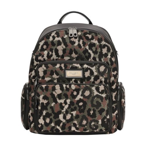 Dolce & Gabbana Camouflage jacquard backpack