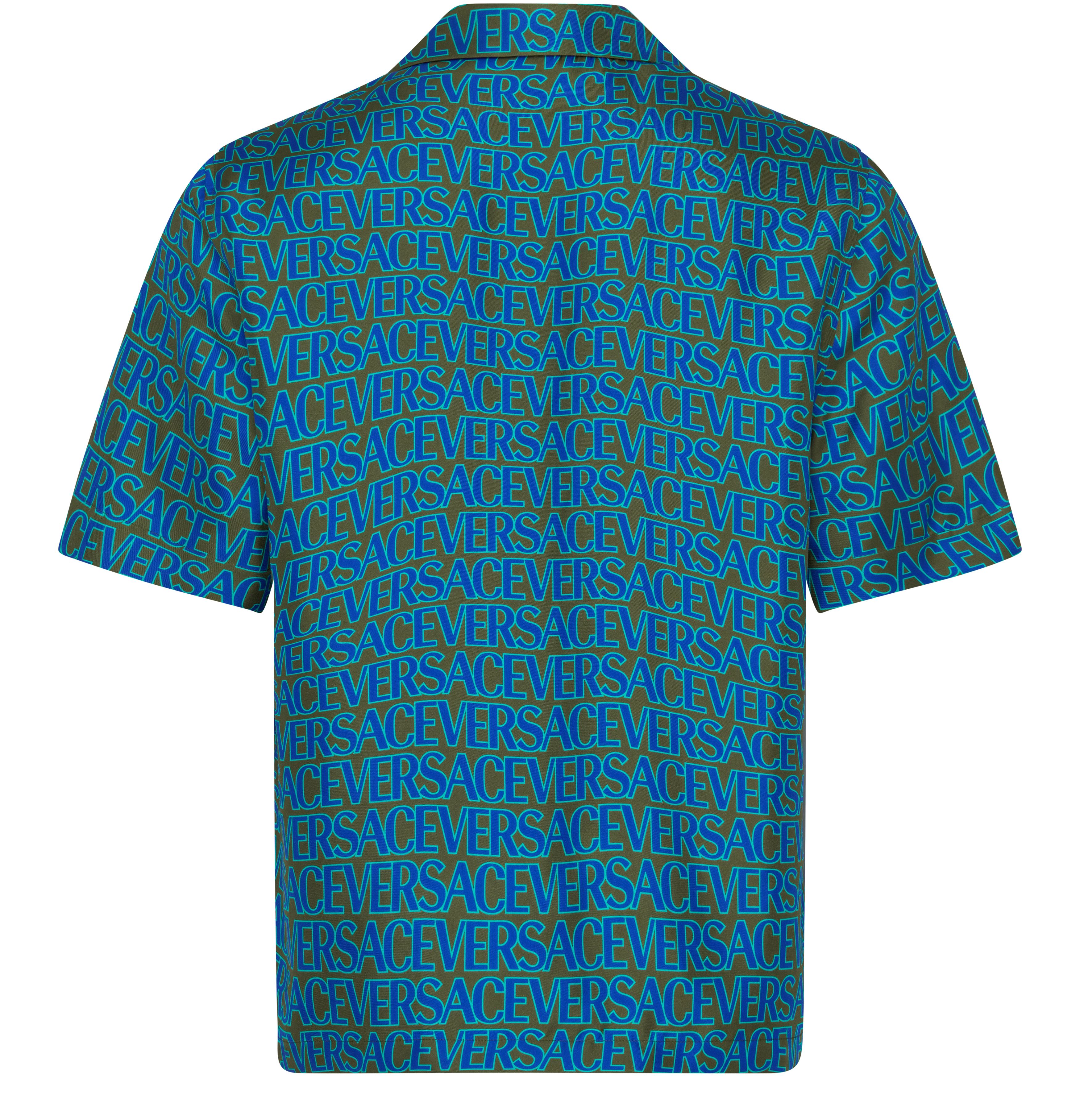 Versace Versace Allover Baroque print silk shirt