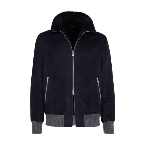 Brunello Cucinelli Sheepskin bomber jacket