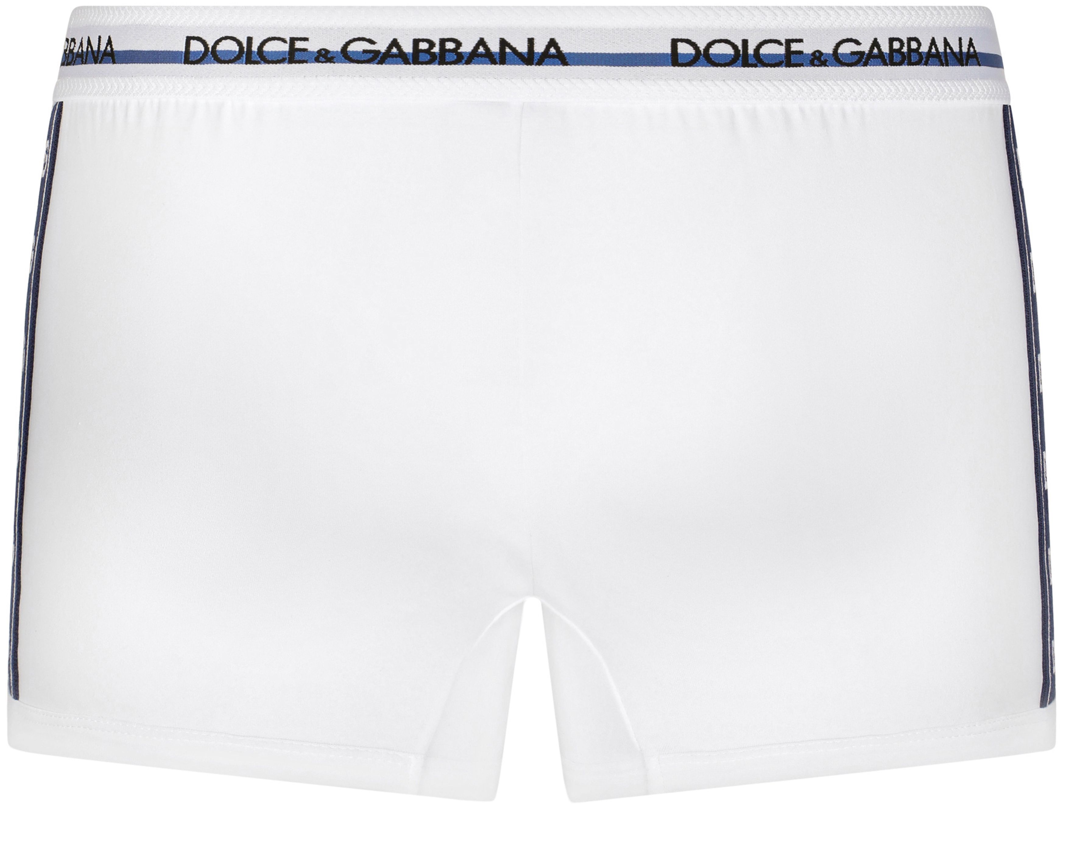 Dolce & Gabbana Two-way stretch jersey boxers with DG logo