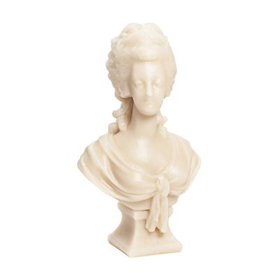 Trudon wax bust Marie-Antoinette-stone