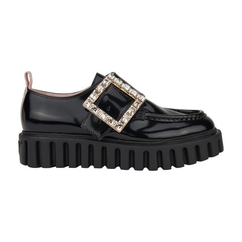 Roger Vivier Viv Creepers Strass Buckle loafers