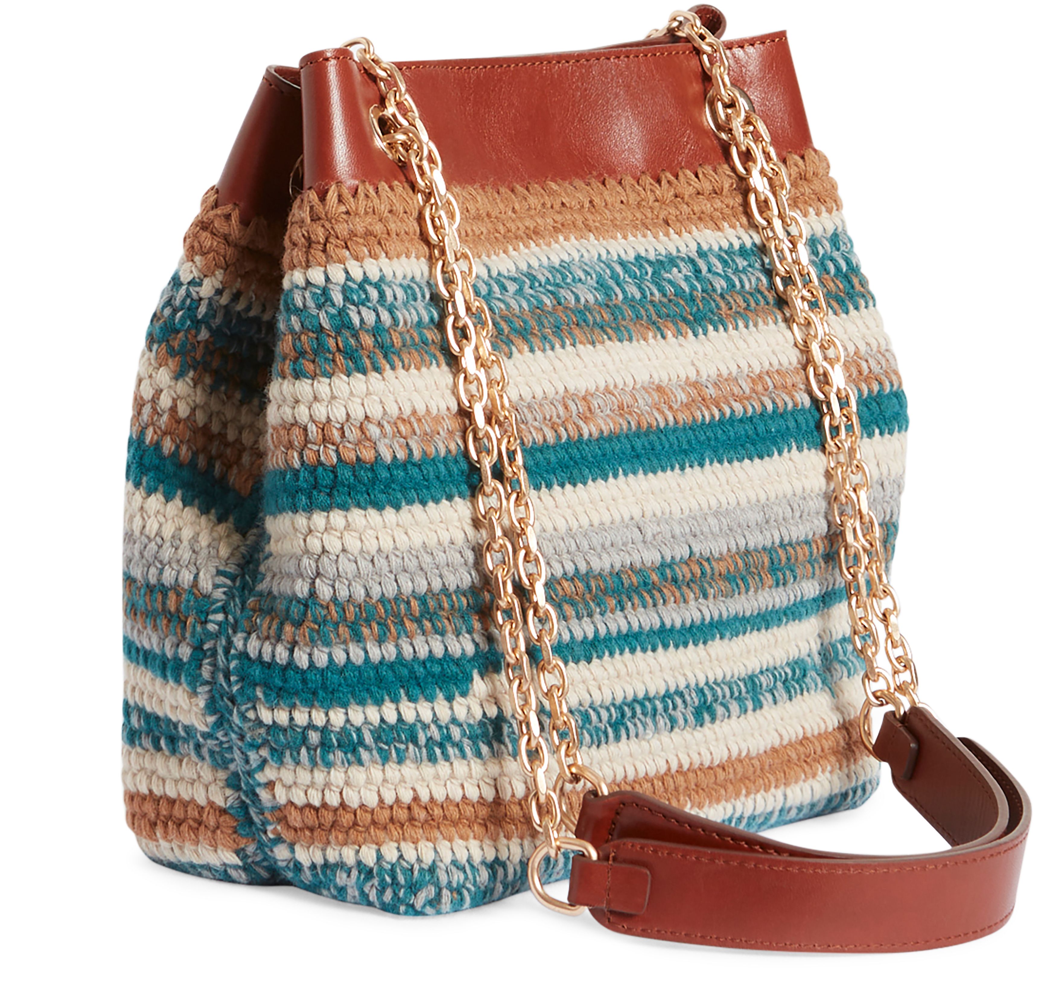  Moon Hobo Bag in Wool