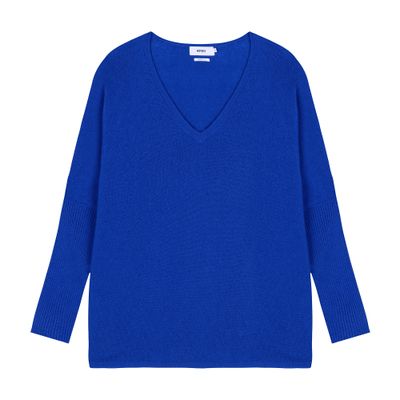  Faustine v-neck cashmere poncho