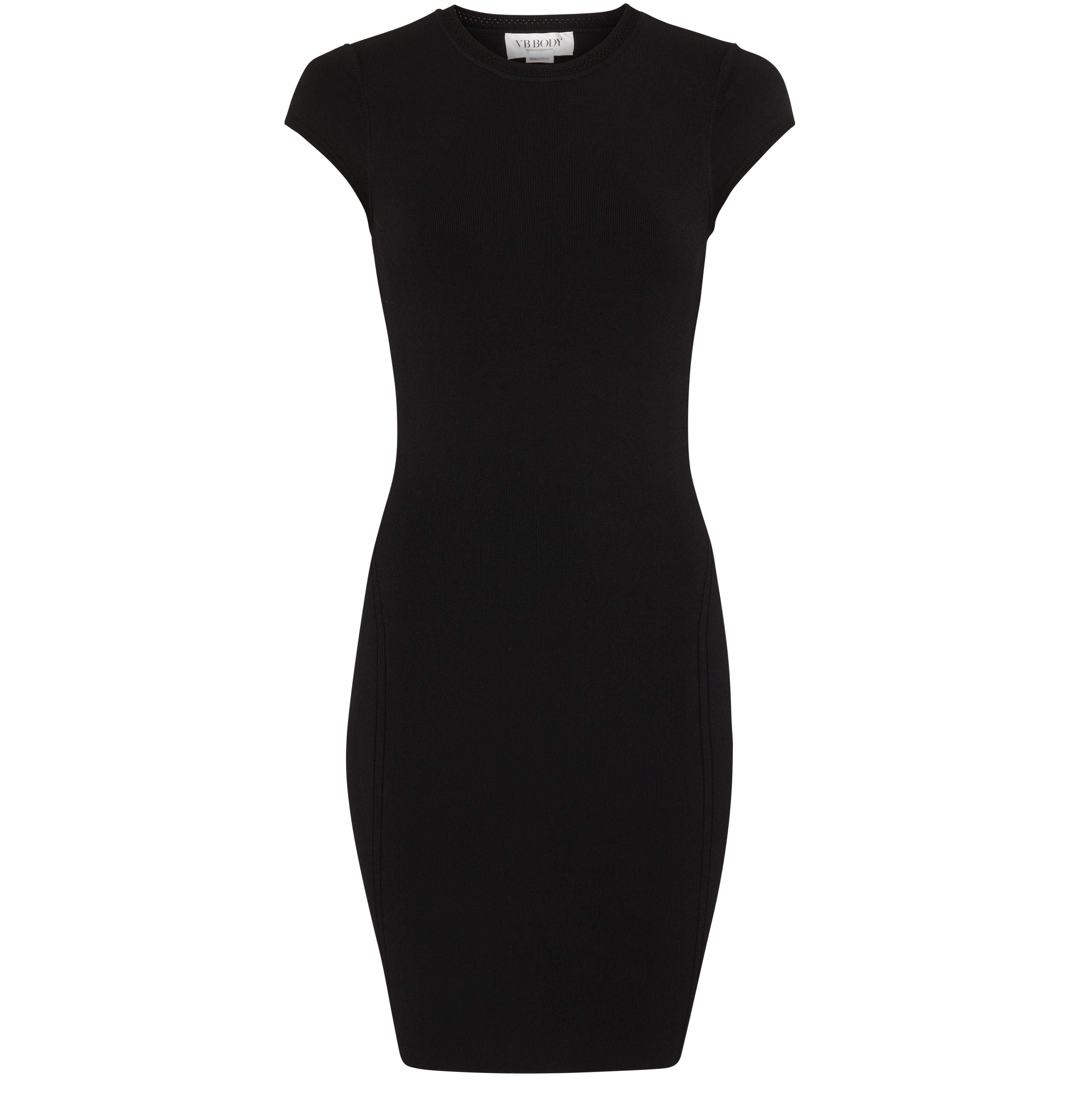 Victoria Beckham VB Body Compact Cap Sleeve Mini Dress