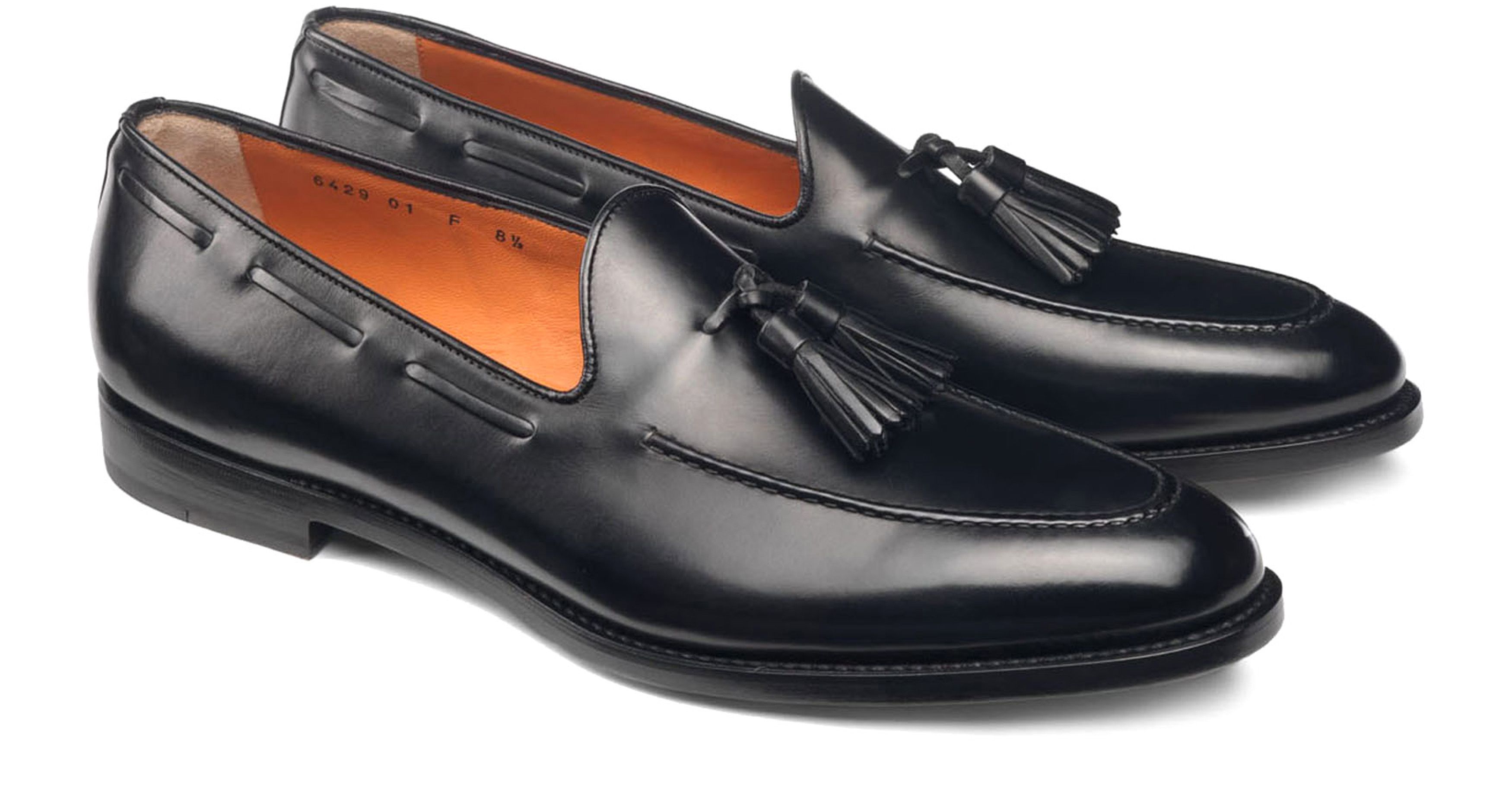 Santoni Leather tassel Loafers