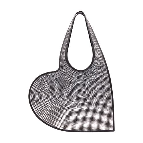 Coperni Crystal-embellished mini Heart tote bag