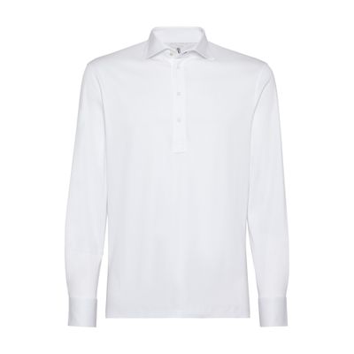 Brunello Cucinelli Polo with shirt collar