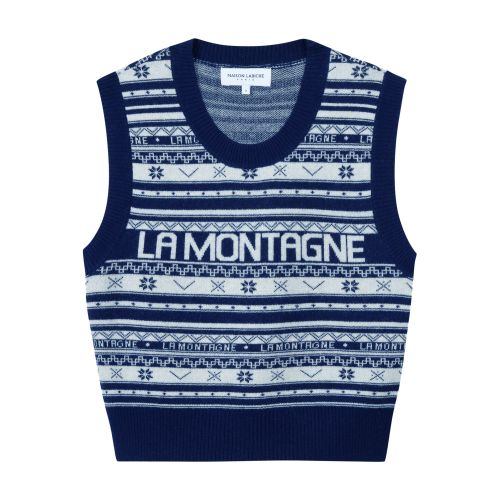 MAISON LABICHE Lafay mountain patch sweater