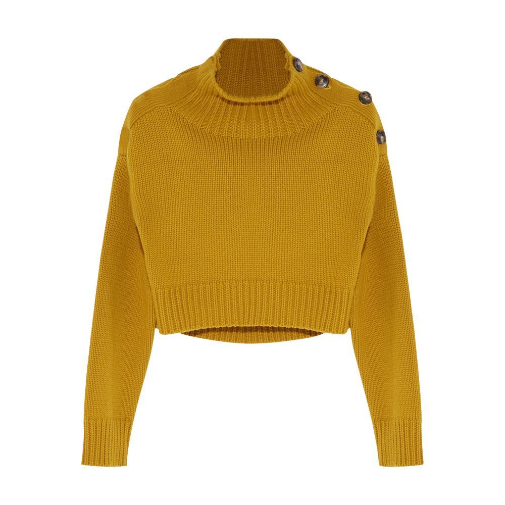 Yves Salomon Short knitted sweater