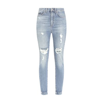 Dolce & Gabbana Stretch denim Audrey jeans with rips