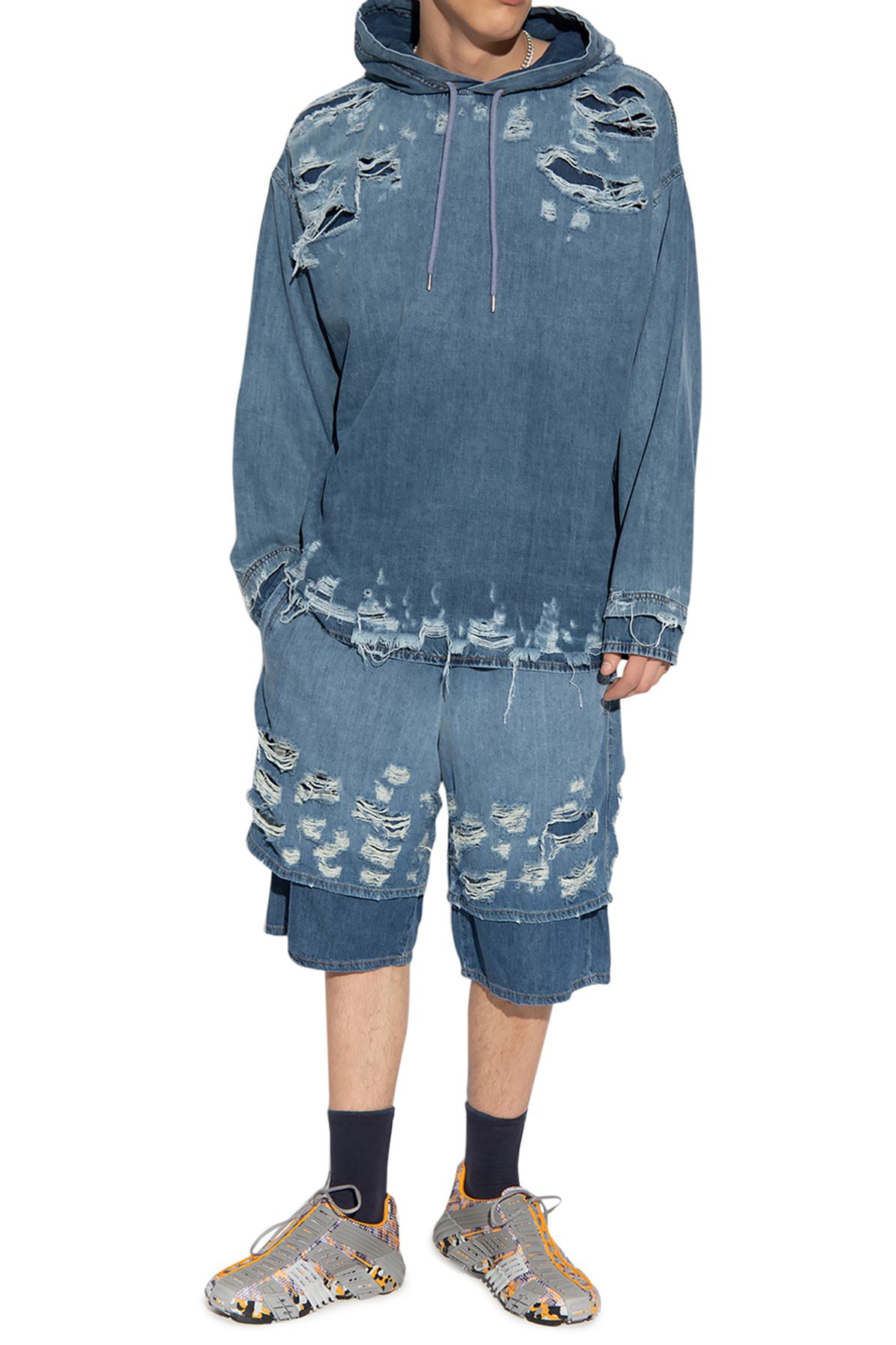 Diesel D-UM denim hoodie