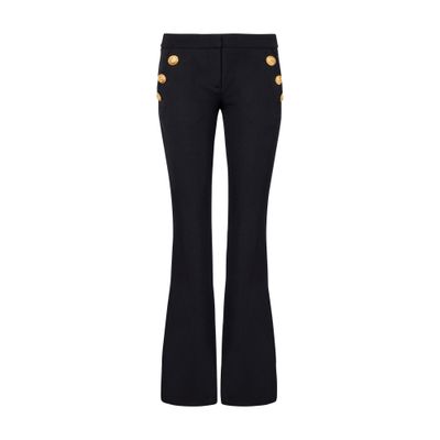 Balmain Buttoned flared pants