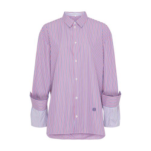 Loewe Turn up striped shirt