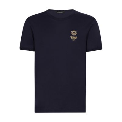 Dolce & Gabbana Cotton T-shirt with embroidery