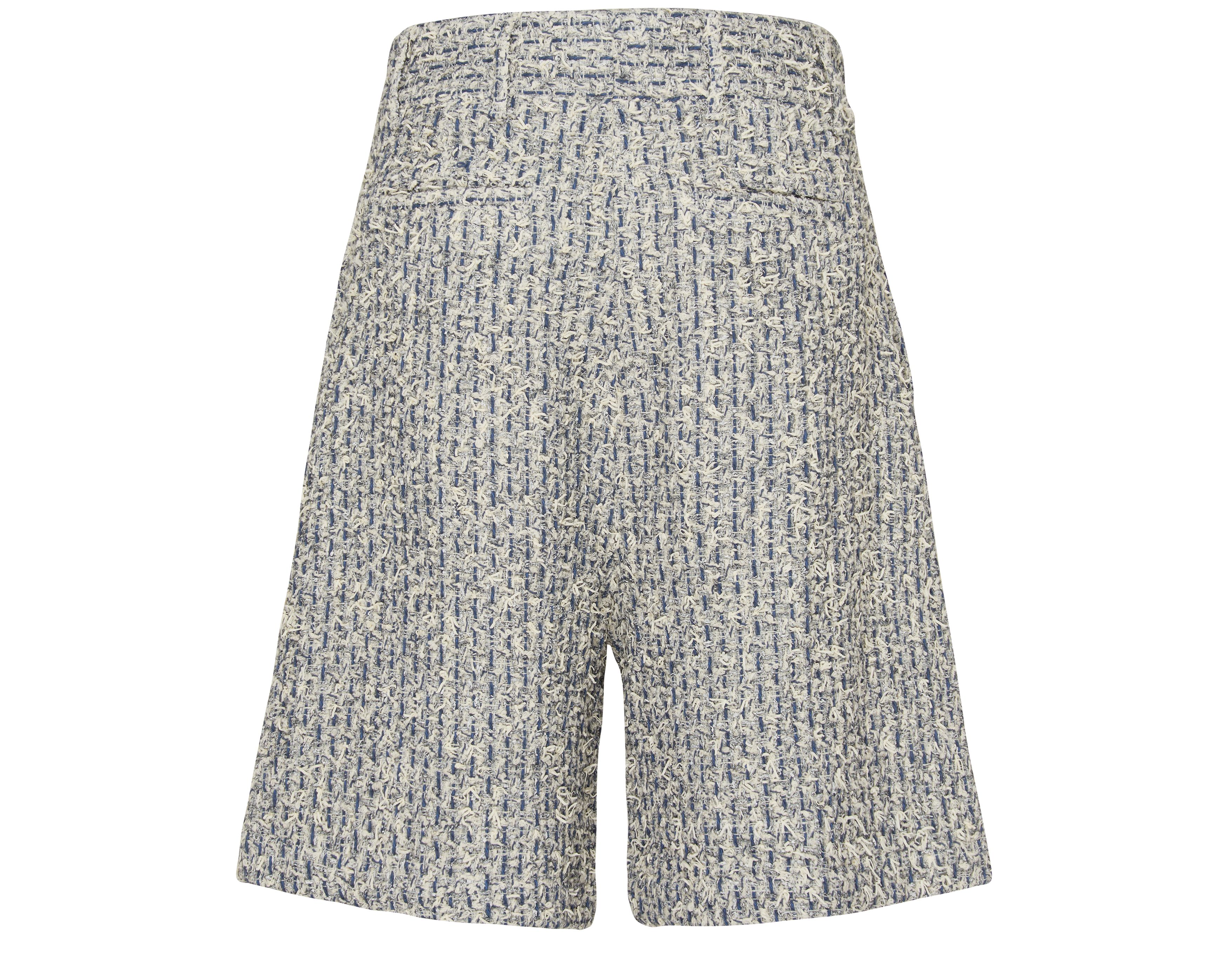 Amiri Boucle tweed skater short