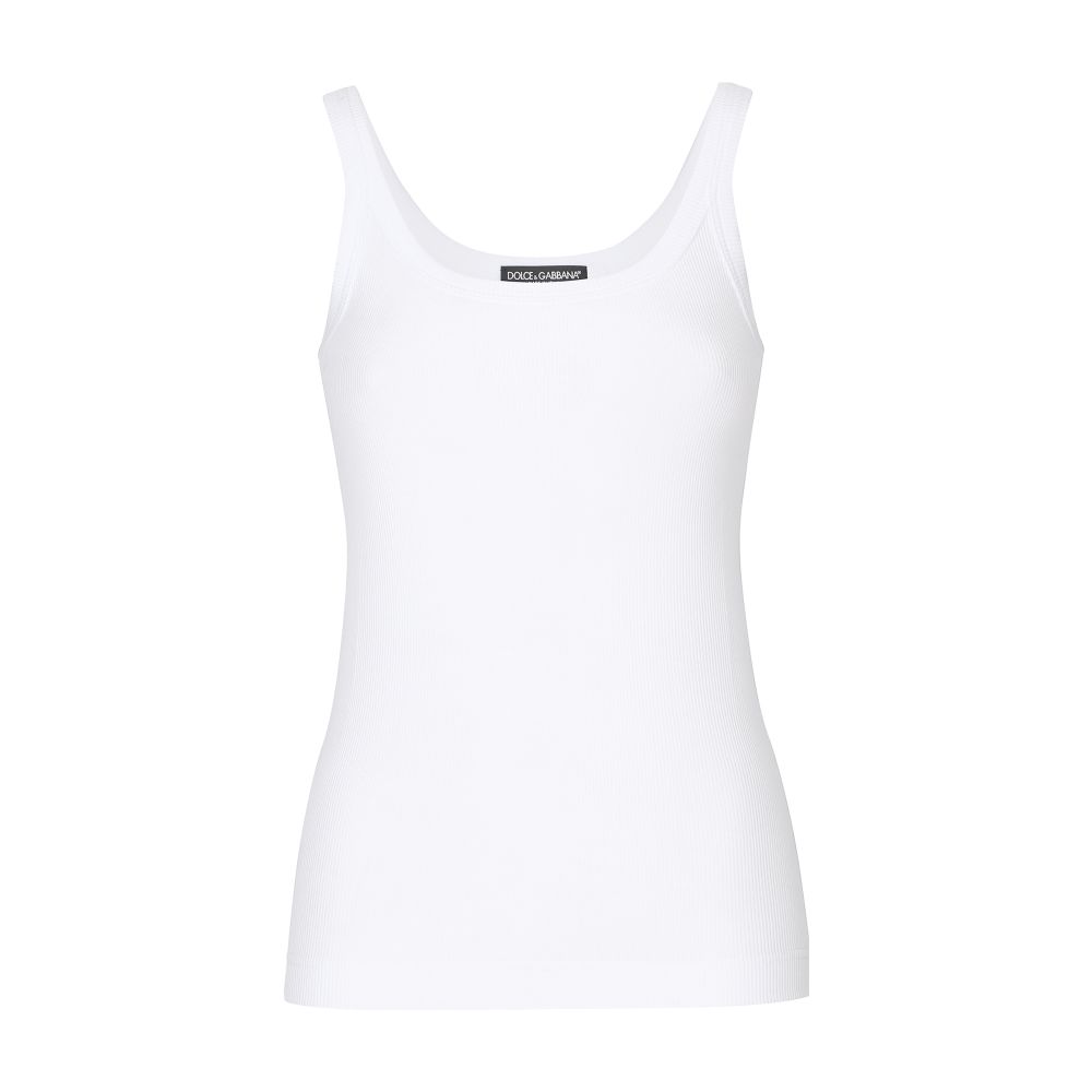 Dolce & Gabbana Sleeveless cotton t-shirt