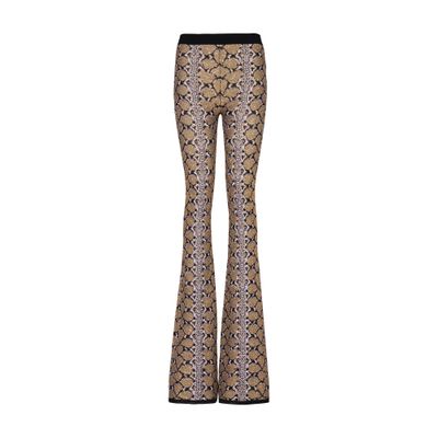 Balmain Snakeskin Knit Pants