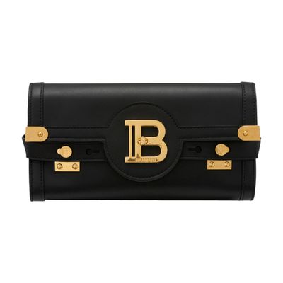 Balmain B-Buzz 23 Leather Clutch Bag