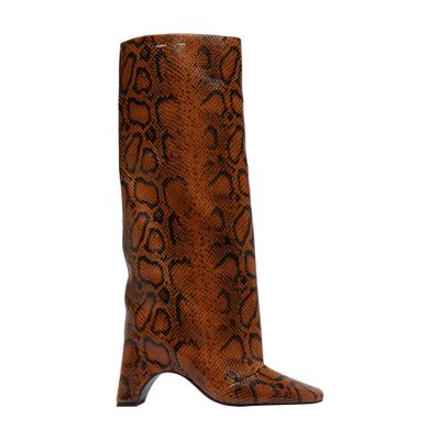 Coperni Snake print Bridge boots