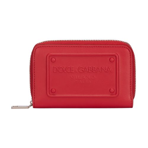 Dolce & Gabbana Small zip-around calfskin wallet