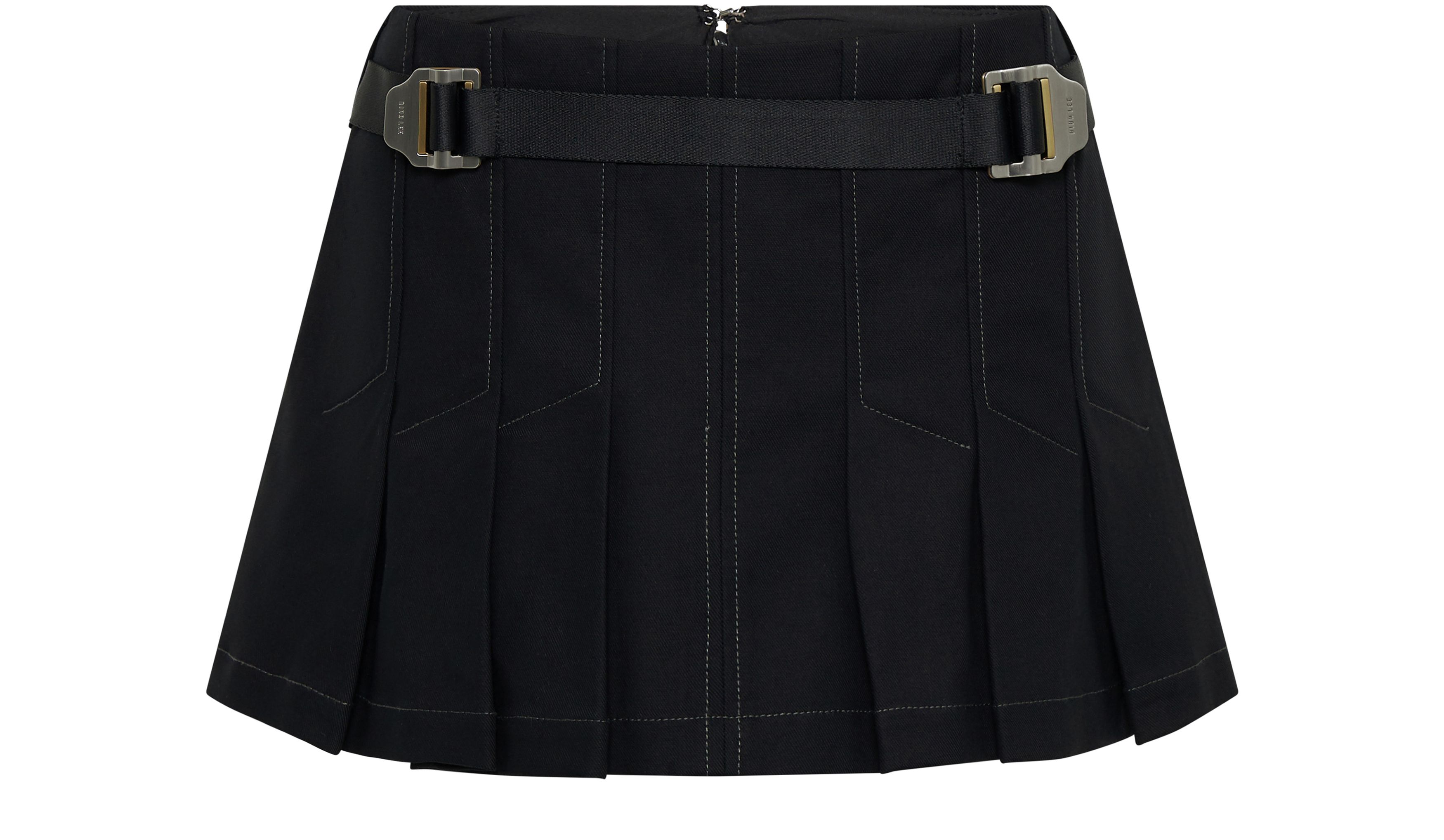 Dion Lee Safety Slider Pleat mini skirt