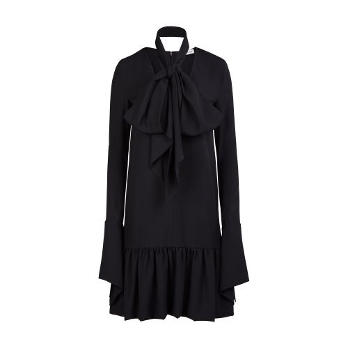 Nina Ricci Knee Ruffle Cady Dress