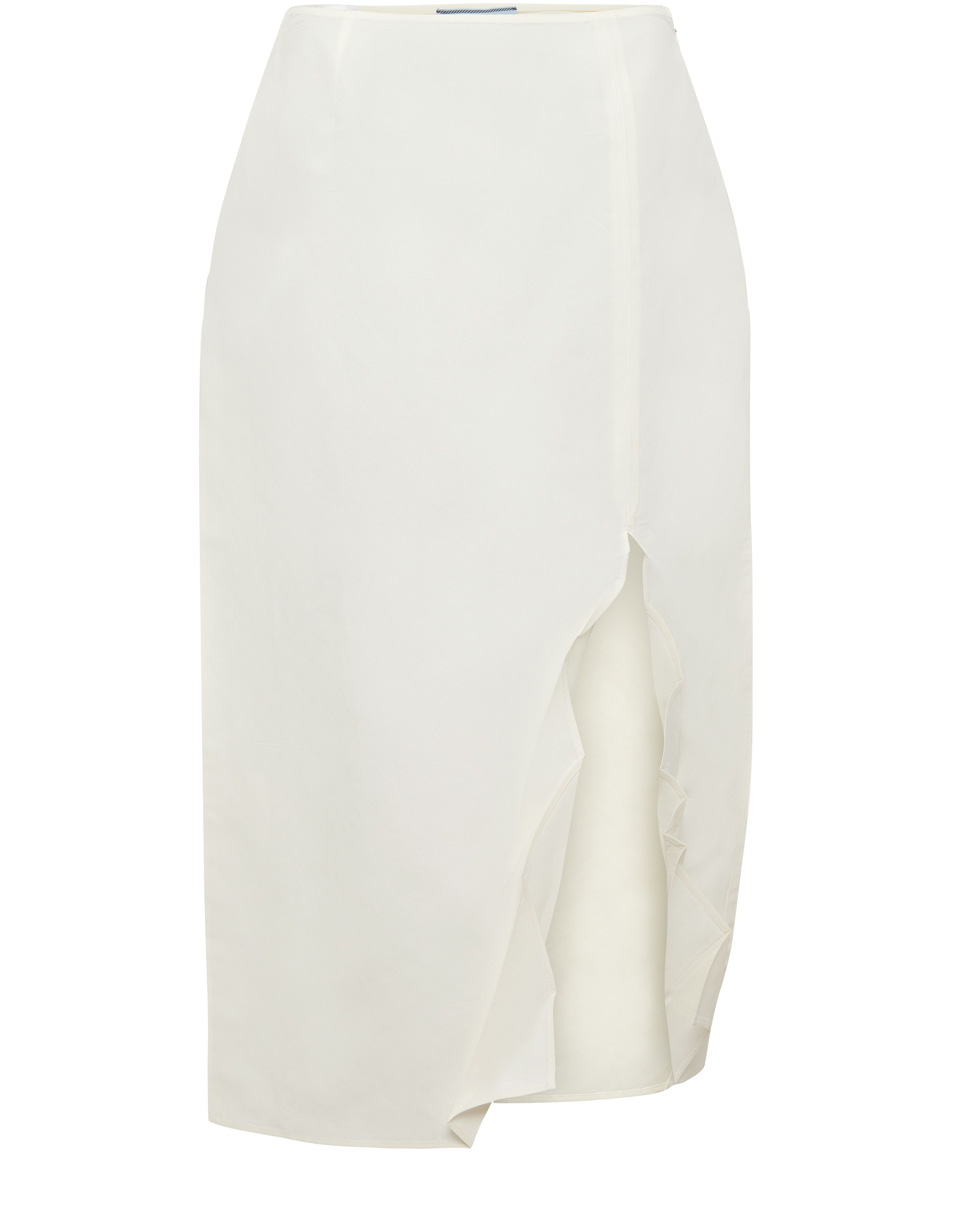 Prada Midi skirt made of paper-based technical fabric