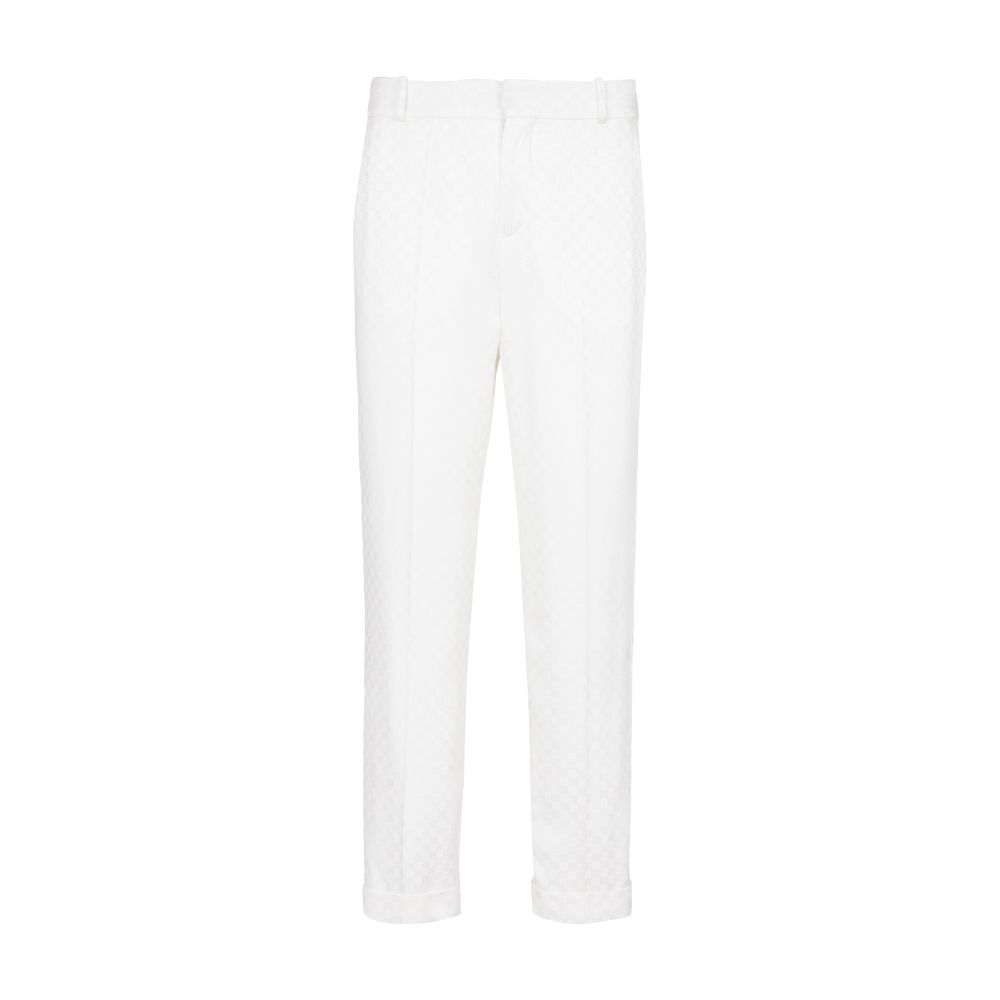 Balmain Monogram Satin Pants