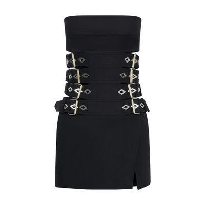 Dion Lee Belt cinched mini dress