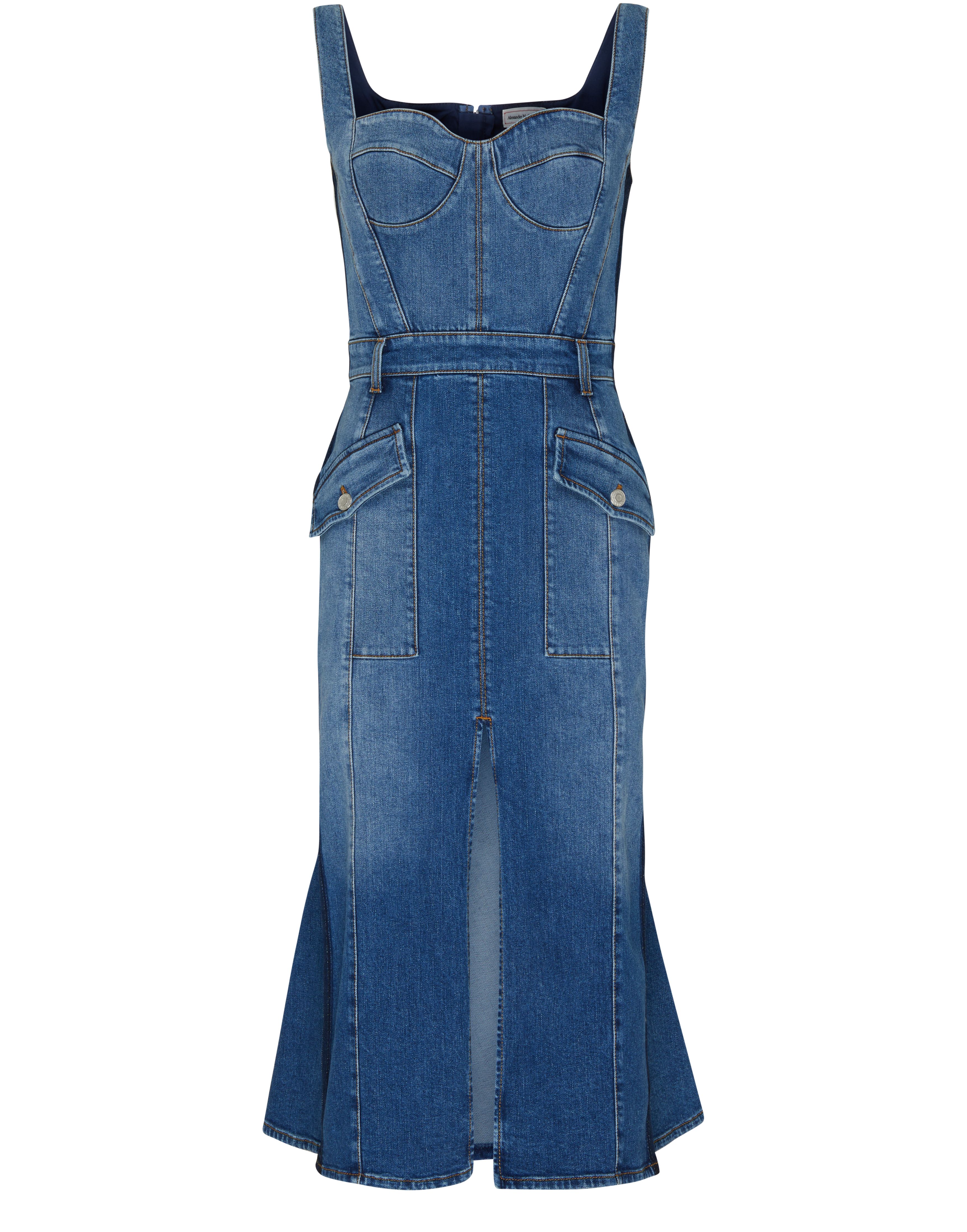 Alexander McQueen Denim Dress