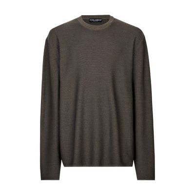 Dolce & Gabbana Wool round-neck sweater