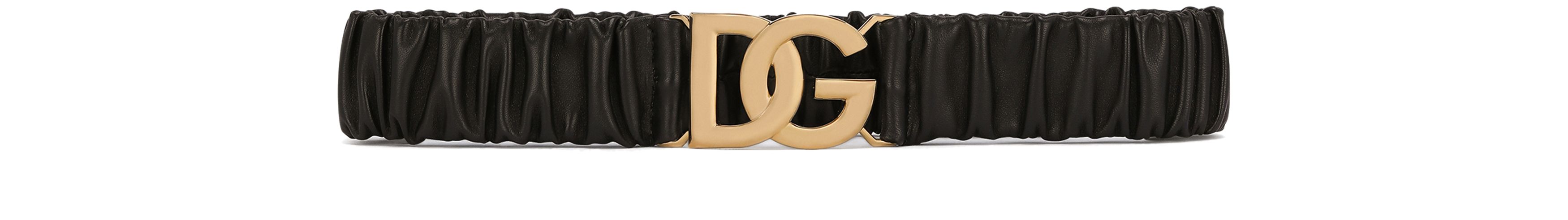 Dolce & Gabbana Elasticated leather belt