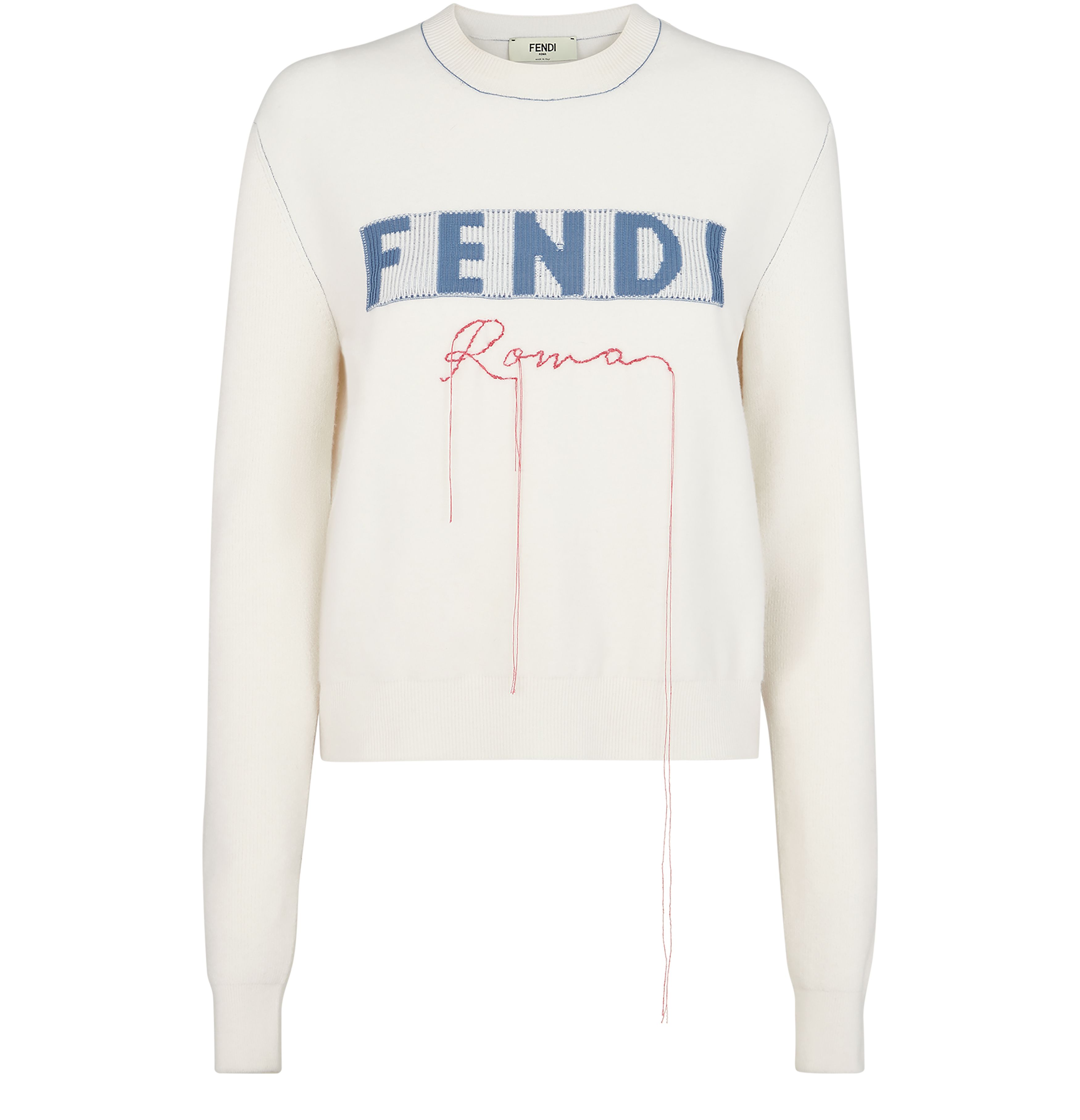 FENDI Soft crew-neck jumper