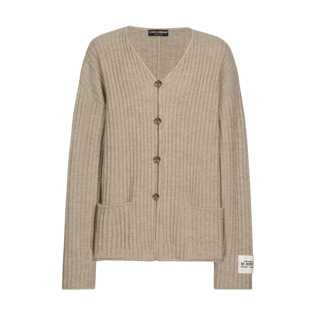 Dolce & Gabbana English Ribbed wool cardigan