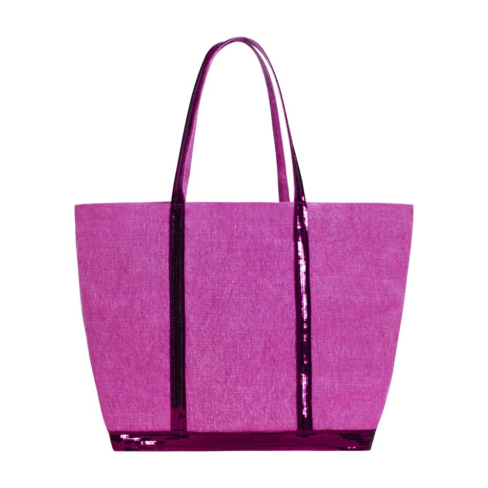  Linen L cabas tote