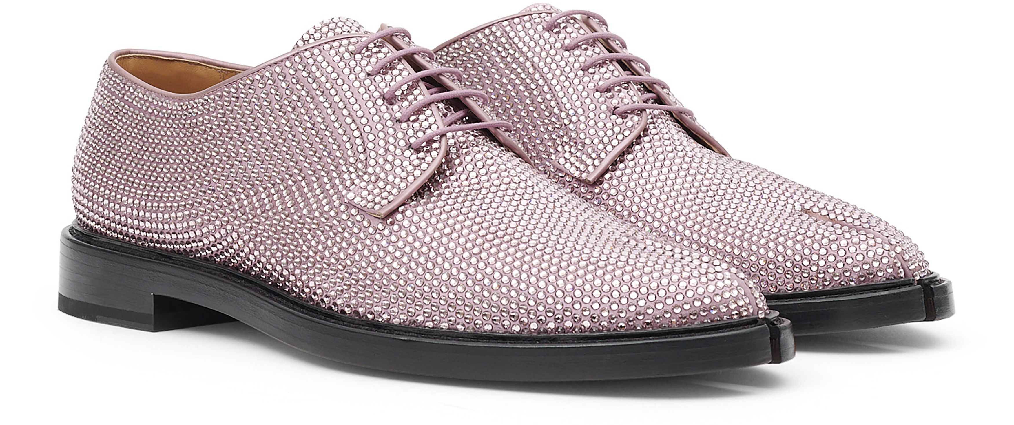 Maison Margiela Tabi rhinestone lace-up