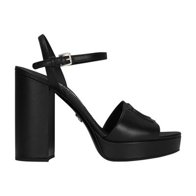 Dolce & Gabbana Calfskin platform sandals