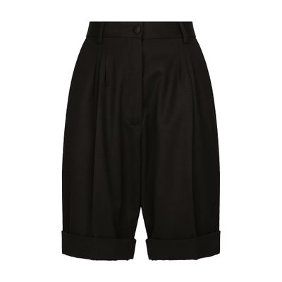 Dolce & Gabbana Wool gabardine shorts