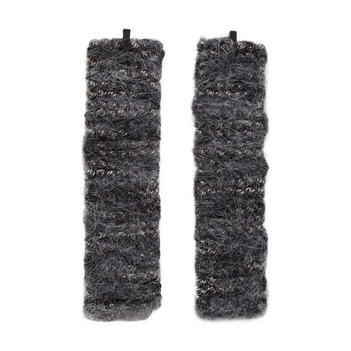 Brunello Cucinelli Silver and mohair earrings