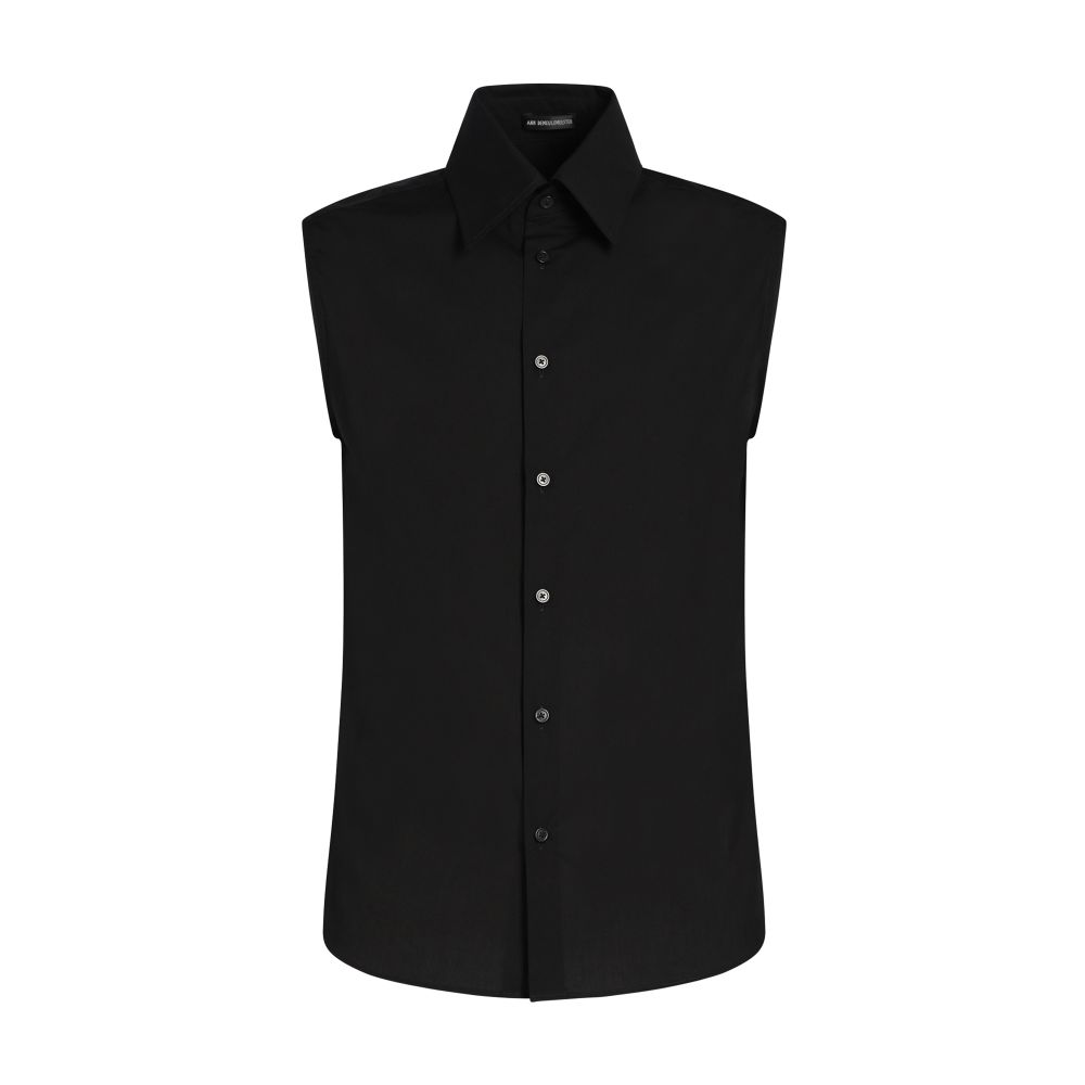 Ann Demeulemeester Boudewijn fitted sleeveless shirt