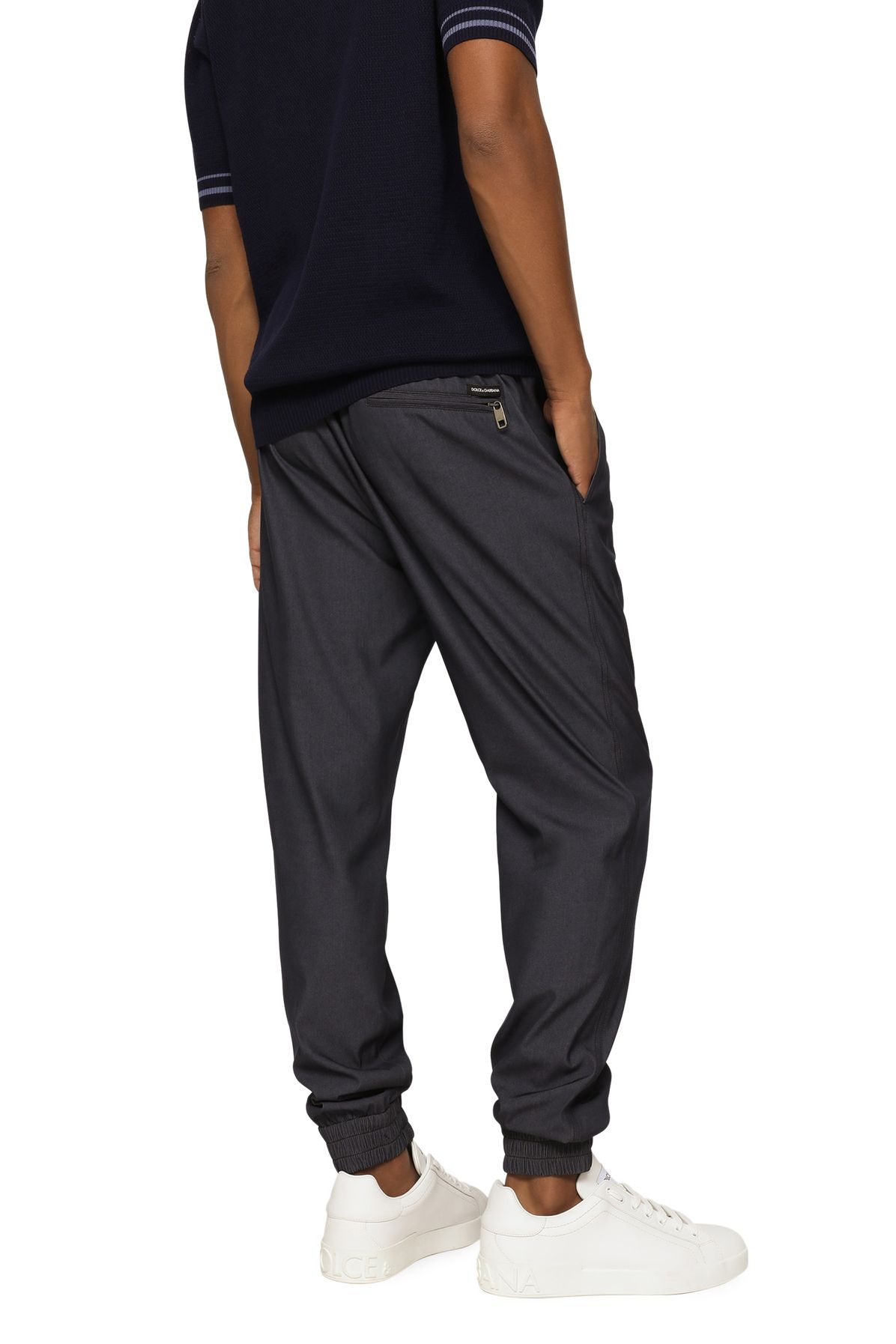 Dolce & Gabbana Virgin wool jogging pants