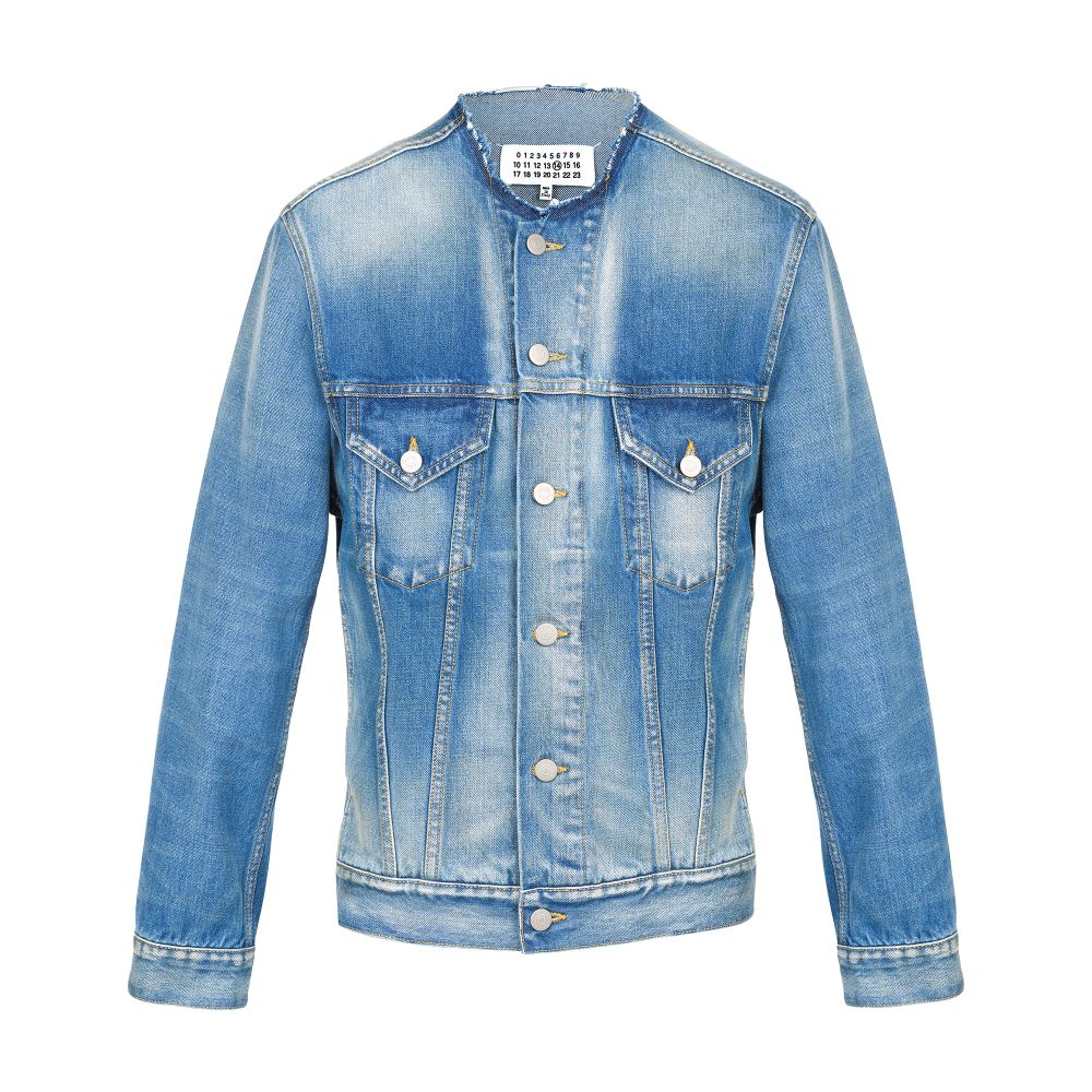 Maison Margiela Collarless denim jacket