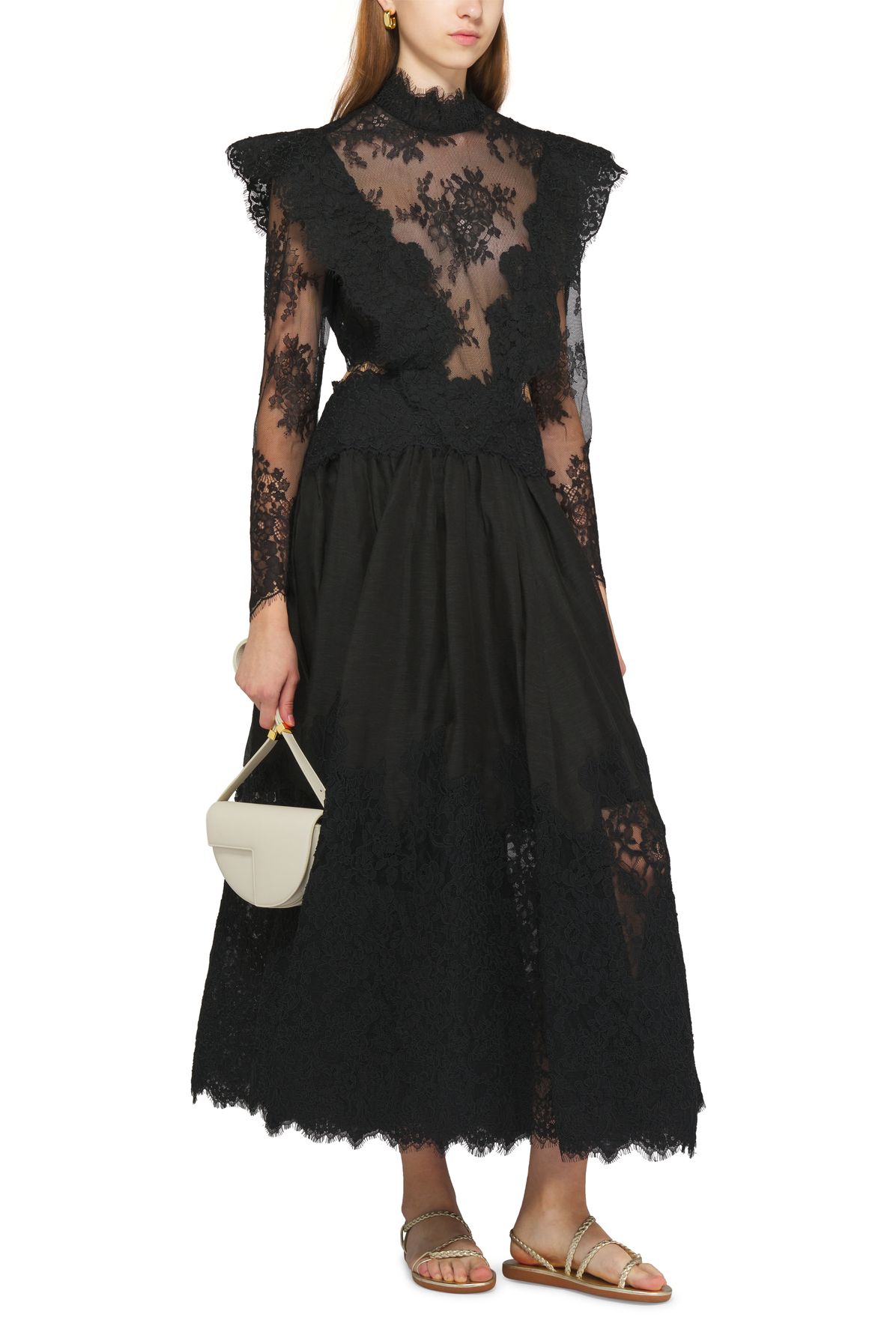 Zimmermann Sensory Lace Yoke Gown dress