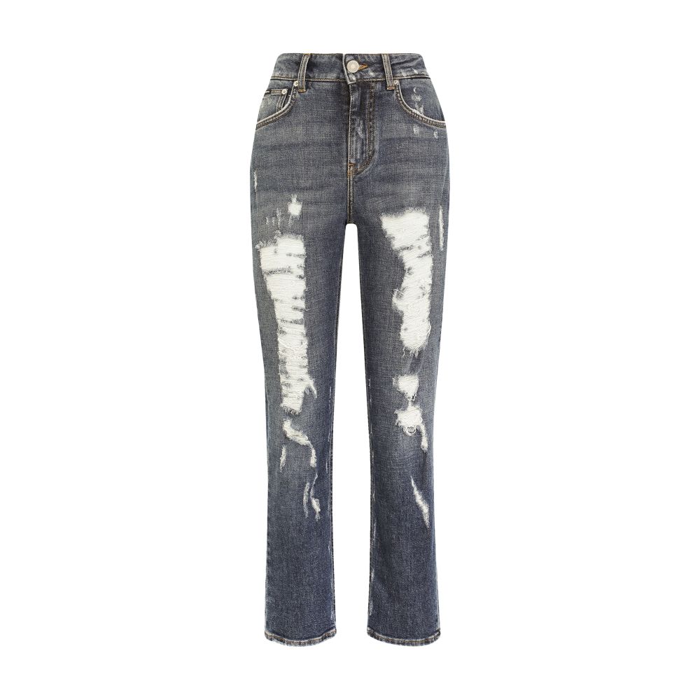 Dolce & Gabbana Boyfriend jeans with rips