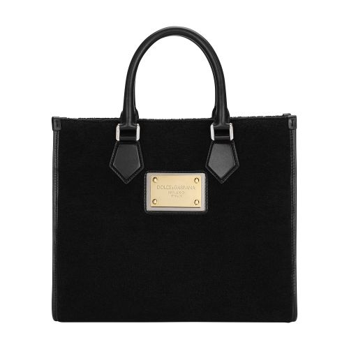 Dolce & Gabbana Small terrycloth shopper