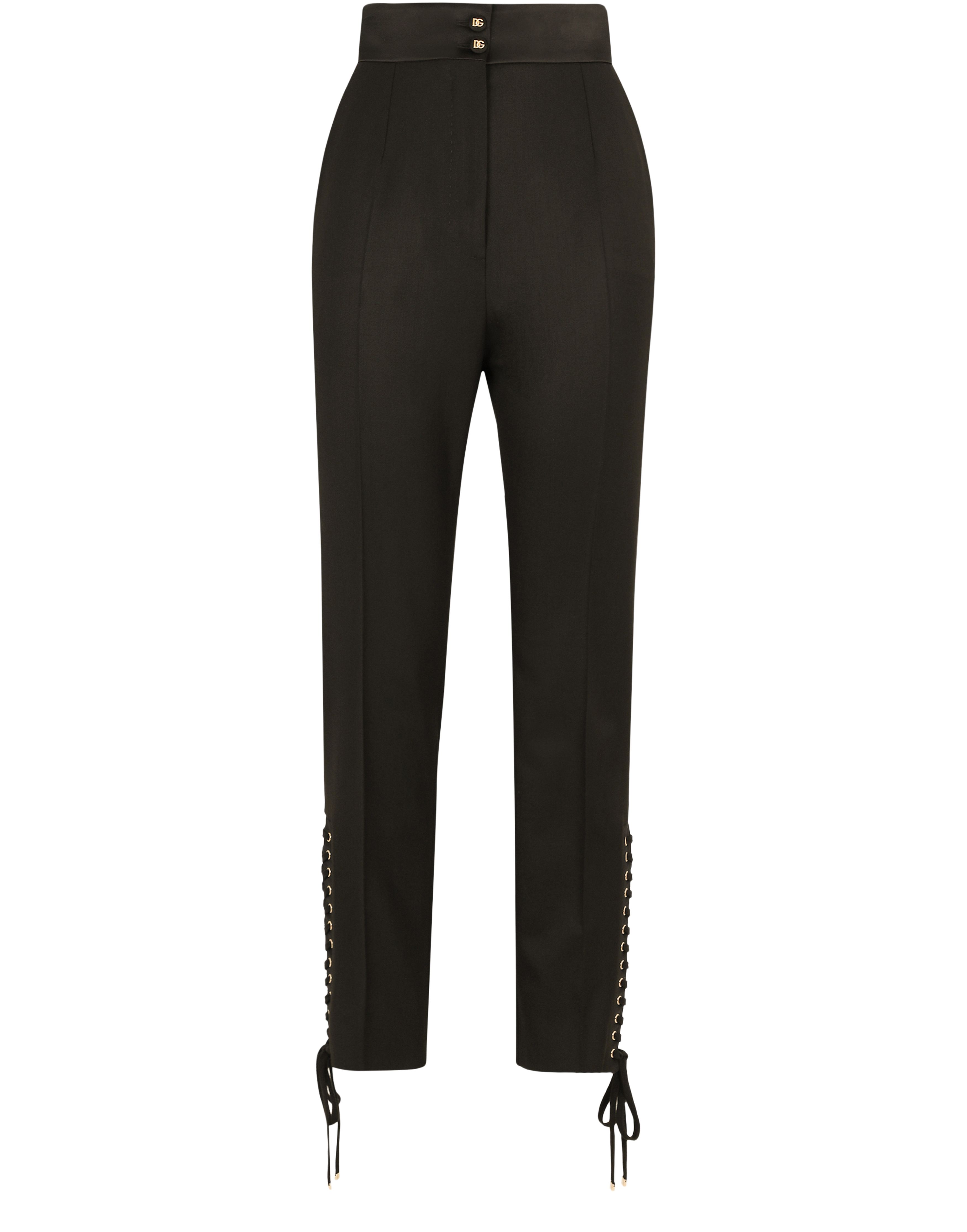 Dolce & Gabbana Twill pants with lacing