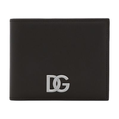 Dolce & Gabbana Calfskin nappa wallet with DG logo