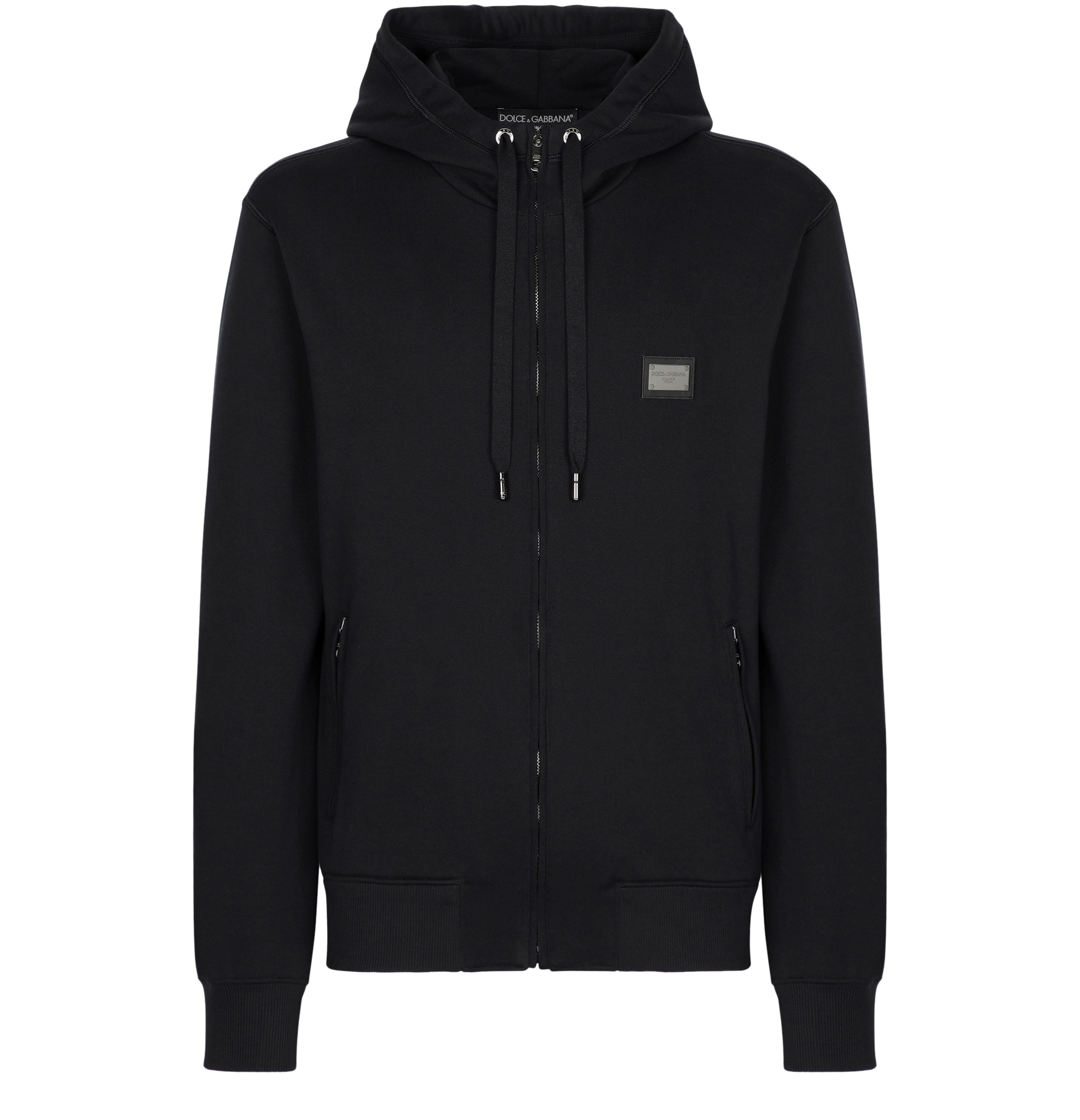 Dolce & Gabbana Jersey zip-up hoodie