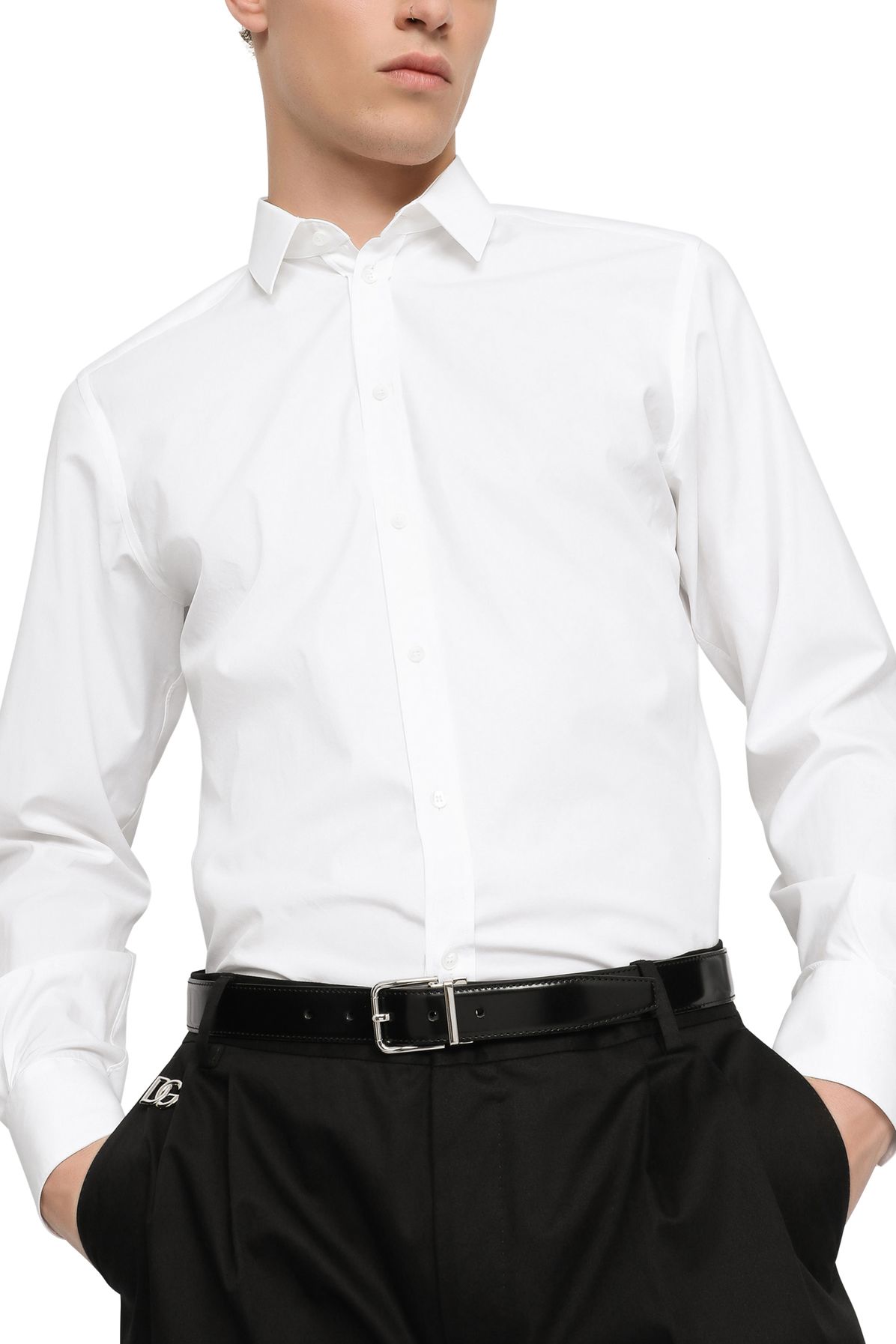 Dolce & Gabbana Stretch cotton Gold-fit shirt